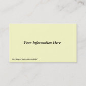 Stijlvolle Visitekaartjes (Achterkant)