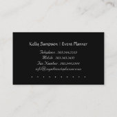 Stijlvolle Visitekaartjes (Achterkant)