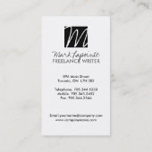 Stijlvolle Visitekaartjes (Achterkant)