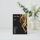 Stijlvolle Visitekaartjes Groot - twee zijkanten v (Staand voorkant)