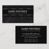 Stijlvolle Visitekaartjes voor interieurontwerper (Voorkant / Achterkant)