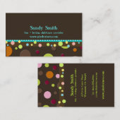 Stijlvolle visitekaartjes voor kinderopvang (Voorkant / Achterkant)