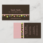 Stijlvolle visitekaartjes voor kinderopvang (Voorkant / Achterkant)