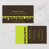 Stijlvolle visitekaartjes voor kinderopvang (Voorkant / Achterkant)