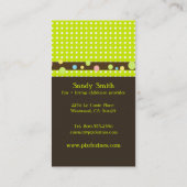 Stijlvolle visitekaartjes voor kinderopvang (Achterkant)