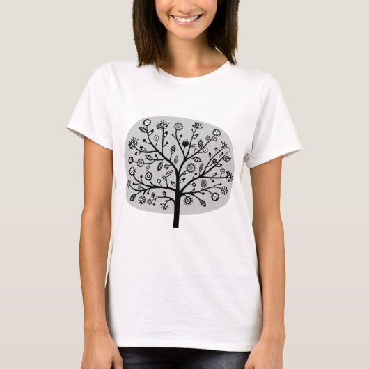 Stijlvolle vlam - Licht grijs T-shirt (Voorkant)