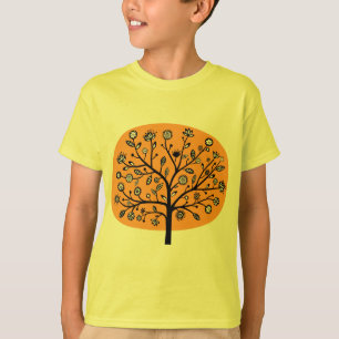 Stijlvolle vlam - Licht Oranje T-shirt