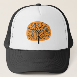 Stijlvolle vlam - Licht Oranje Trucker Pet