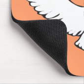 Stijlvolle vliegende sneeuwknoeiboop muismat (Hoek)