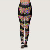 Stijlvolle  vlinder leggings (Achterkant)
