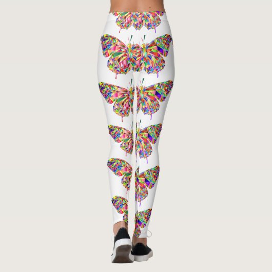 Stijlvolle  vlinder leggings (Achterkant)