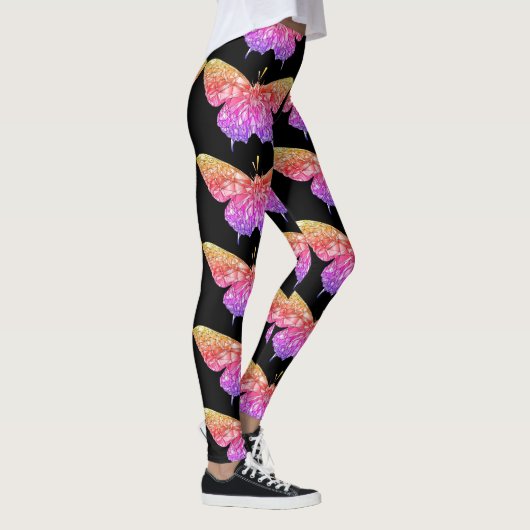 Stijlvolle  vlinder leggings (Rechts)
