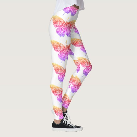 Stijlvolle  vlinder leggings (Rechts)