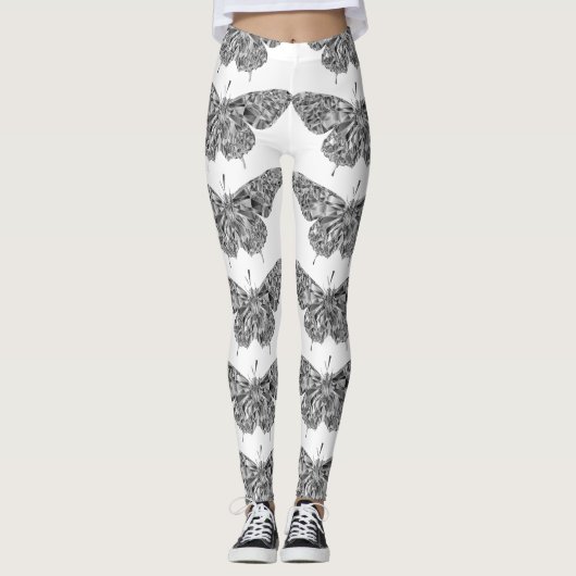 Stijlvolle vlinder leggings (Voorkant)