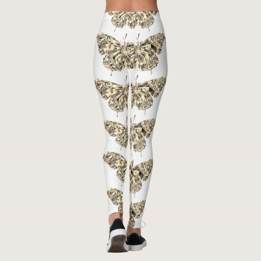 Stijlvolle vlinder leggings (Achterkant)