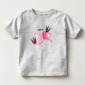 Stijlvolle Vogels Hart Liefde Kinder Shirts (Voorkant)