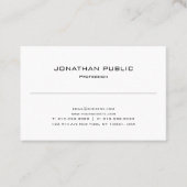 Stijlvolle vormgeving moderne, elegante design Pro Visitekaartje (Voorkant)