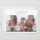 STIJLVOLLE VROLIJKE KERST | 9 Fotocollage | Modern Feestdagenkaart (Achterkant)