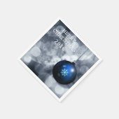 Stijlvolle Vrolijke Kerstmis Gelukkige Vakantie 20 Servetten (Hoek)