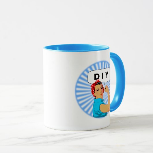 Stijlvolle vrouw en bewerkbare DIY-tekst Mok (Voorkant rechts)