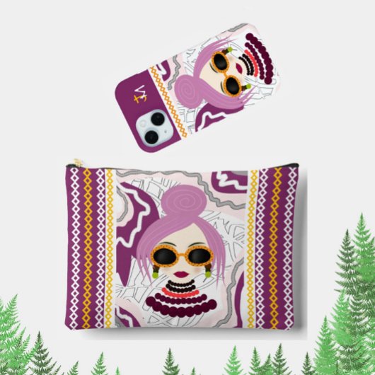 Stijlvolle vrouw Hoesje-Mate iPhone case