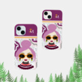 Stijlvolle vrouw Hoesje-Mate iPhone case