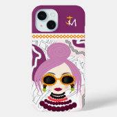 Stijlvolle vrouw Hoesje-Mate iPhone case (Achterkant)