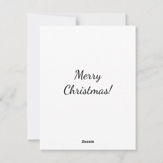 Stijlvolle vrouw loopt met Poodle in Seattle met K Feestdagenkaart (Achterkant)