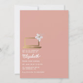 Stijlvolle vrouw Modern Afstuderen Celebration Kaart (Achterkant)