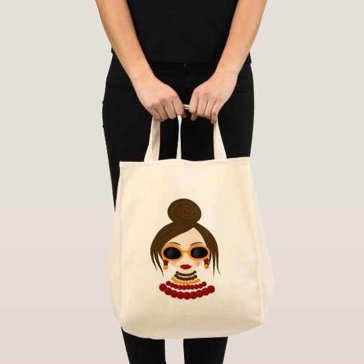 Stijlvolle vrouw tote bag (Voorkant (product))