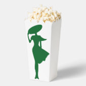 Stijlvolle vrouw Vector Grafische voorkeur Boxen Bedankdoosjes (Popped)