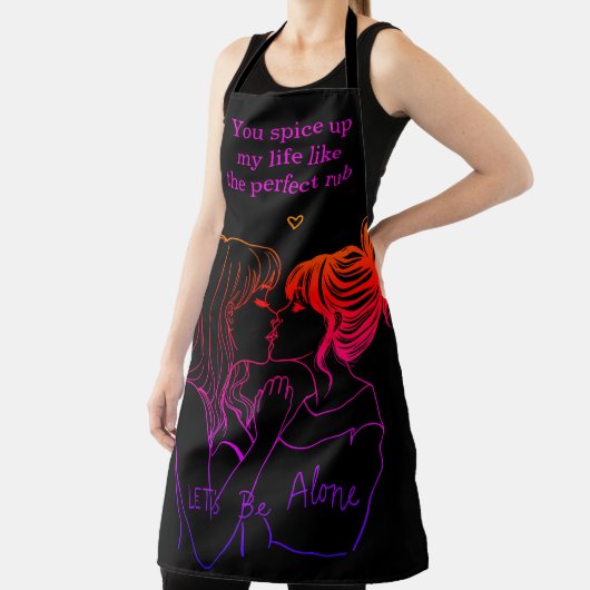 Stijlvolle vrouwen band over BBQ Schort (Insitu)