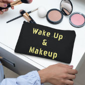 Stijlvolle Wake Up & Make-up Quote Vrouwelijke Tre Etui