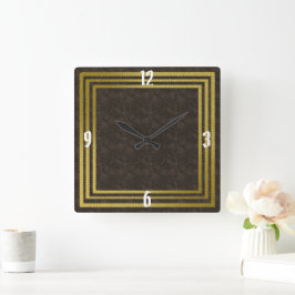 Stijlvolle wandklok Design Tijdstuk op Zazzle