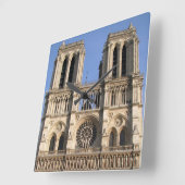 Stijlvolle wandklok met Notre Dame de Paris (Hoek)