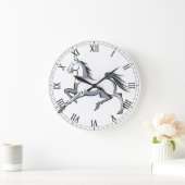 Stijlvolle wandklok voor paarden (Huis)