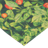 Stijlvolle, warmrood-roodbruinachtige paprika tafelkleed (Gekanteld)
