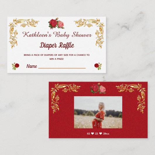 Stijlvolle Waterverf - afvoersnelheden en - Informatiekaartje (Voorkant / Achterkant)