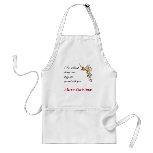 Stijlvolle Waterverf Angels komt uit wolken Standaard Schort (Voorkant)