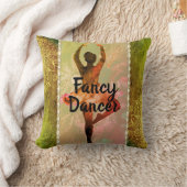 Stijlvolle Waterverf Ballerina Fancy danser Kussen (Deken)