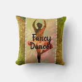 Stijlvolle Waterverf Ballerina Fancy danser Kussen (Voorkant)
