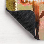 Stijlvolle Waterverf Ballerina gepersonaliseerd Muismat (Hoek)