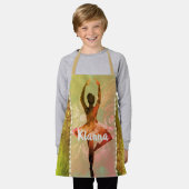 Stijlvolle Waterverf Ballerina Schort (Gedragen)