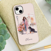 Stijlvolle Waterverf Bernese Mountain Hondenliefhe Case-Mate iPhone Case