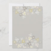 Stijlvolle Waterverf Bloemen 70ste Verjaardag Kaart (Achterkant)