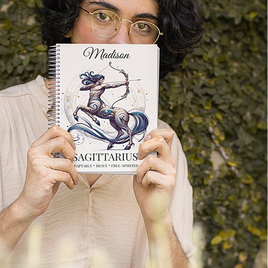 Stijlvolle Waterverf Boogschutter Custom Journal Notitieboek