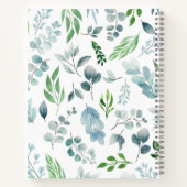 Stijlvolle Waterverf Botanisch, aangepast recept Notitieboek (Achterkant)