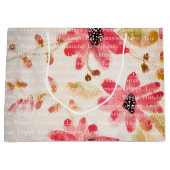 Stijlvolle Waterverf Groot Cadeauzakje (Voorkant)