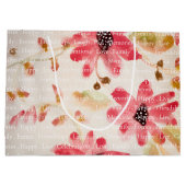 Stijlvolle Waterverf Groot Cadeauzakje (Achterkant)