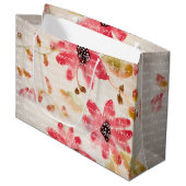 Stijlvolle Waterverf Groot Cadeauzakje (Voorkant Gekanteld)